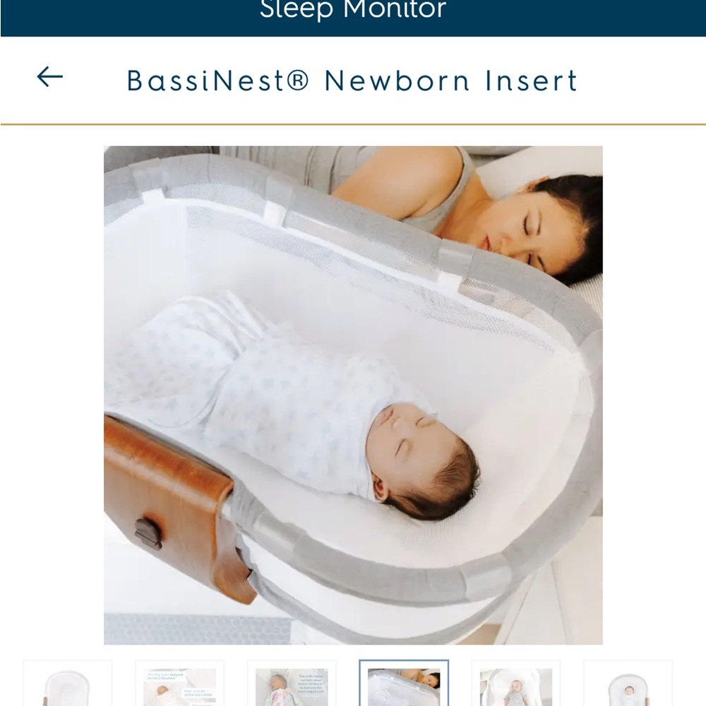 Halo newborn bassinet insert